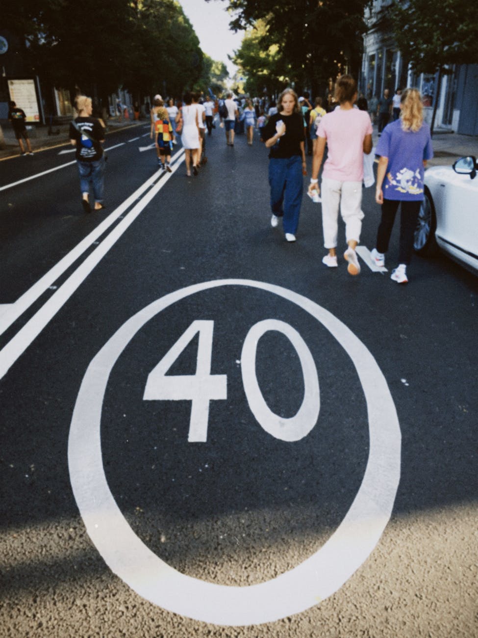 people walking on the street