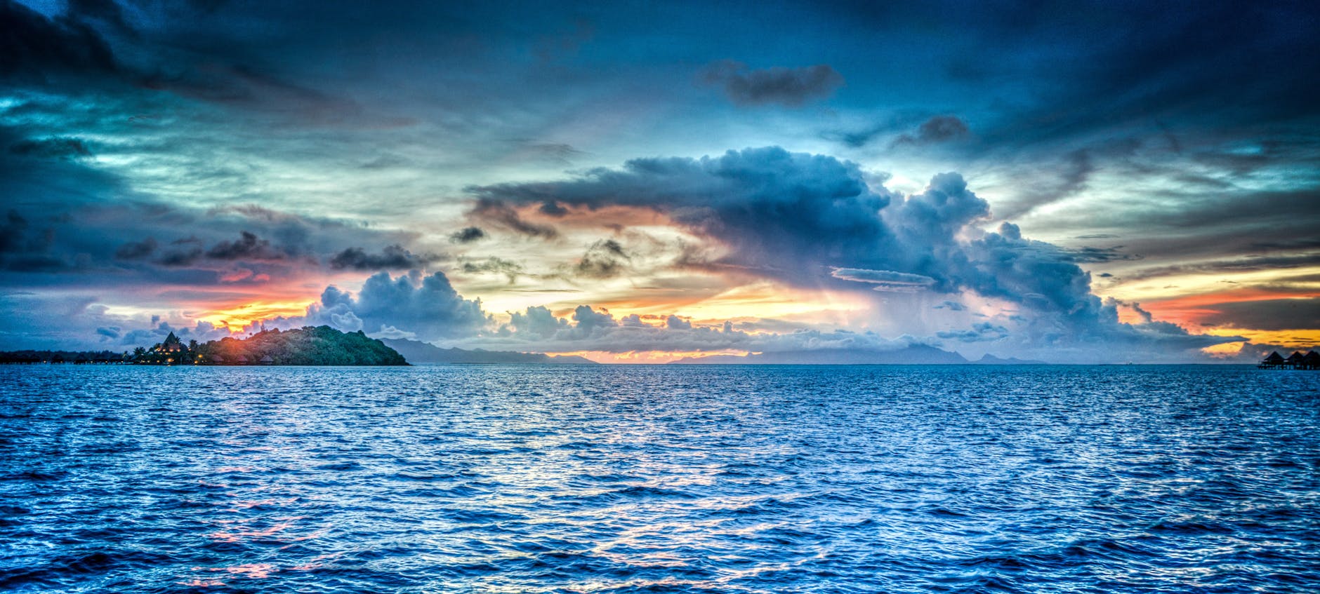 body of water during dawn