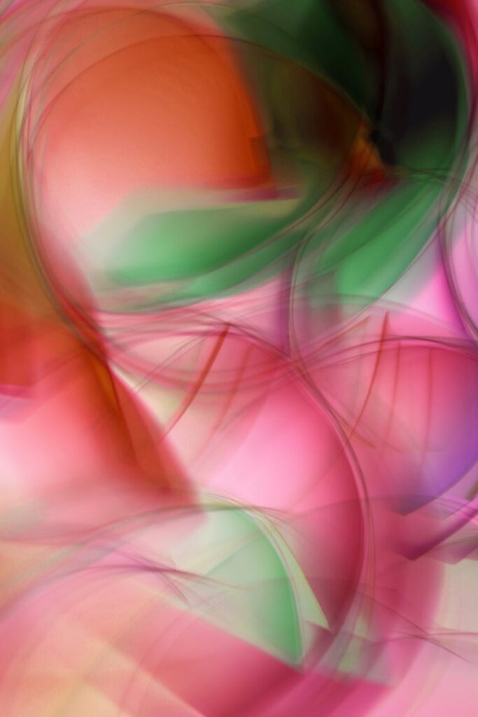 vibrant abstract art with colorful swirls