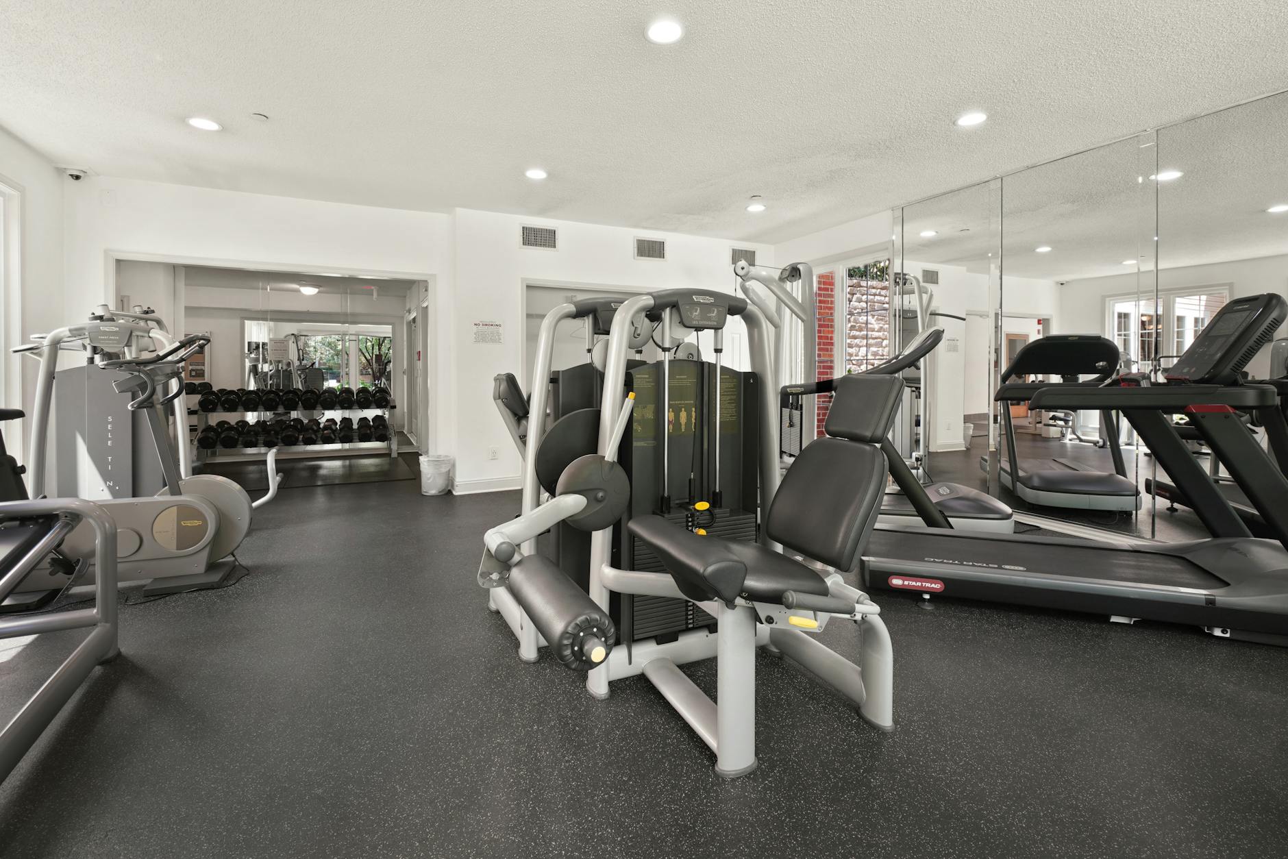 empty interior of gym