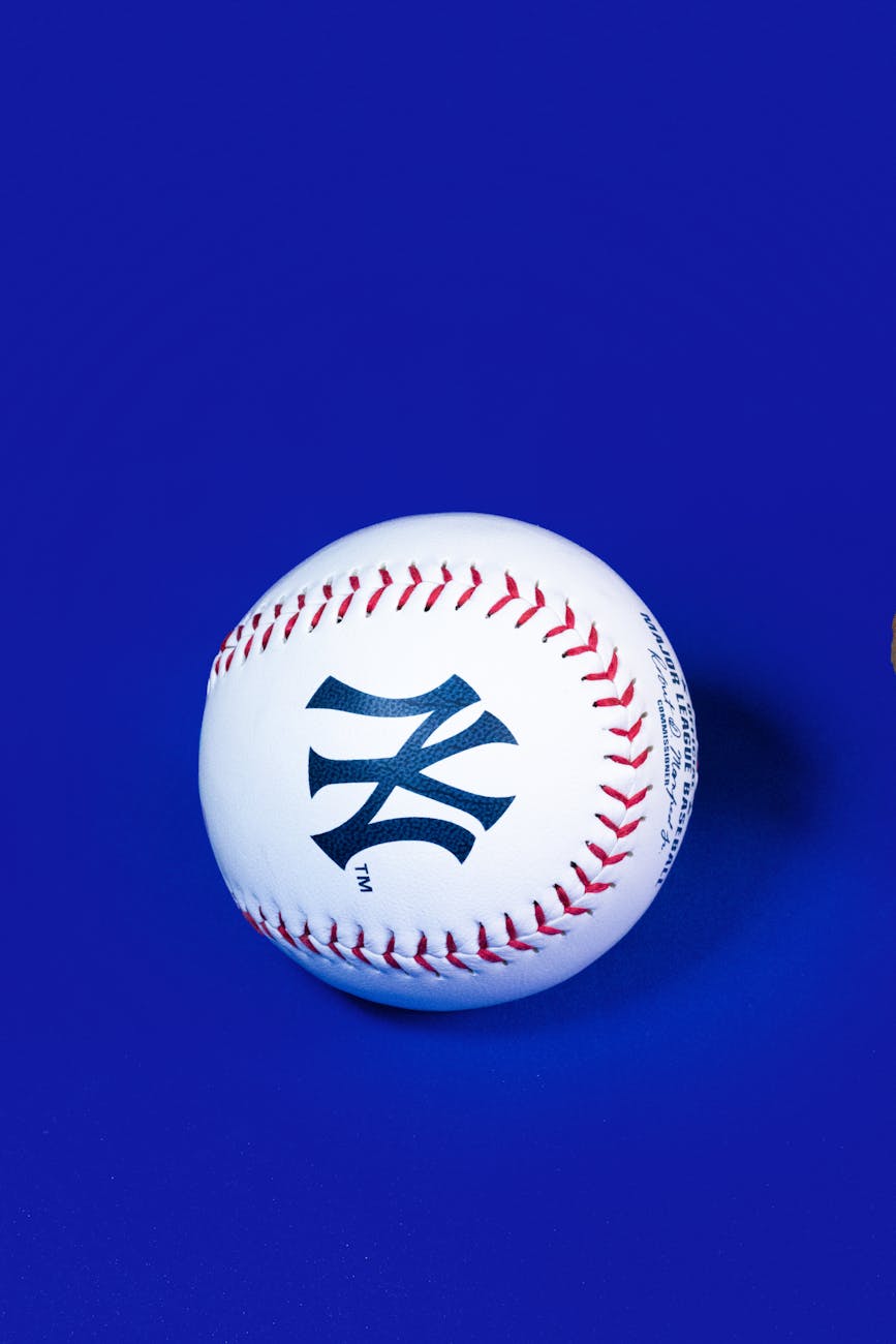 baseball ball in studio