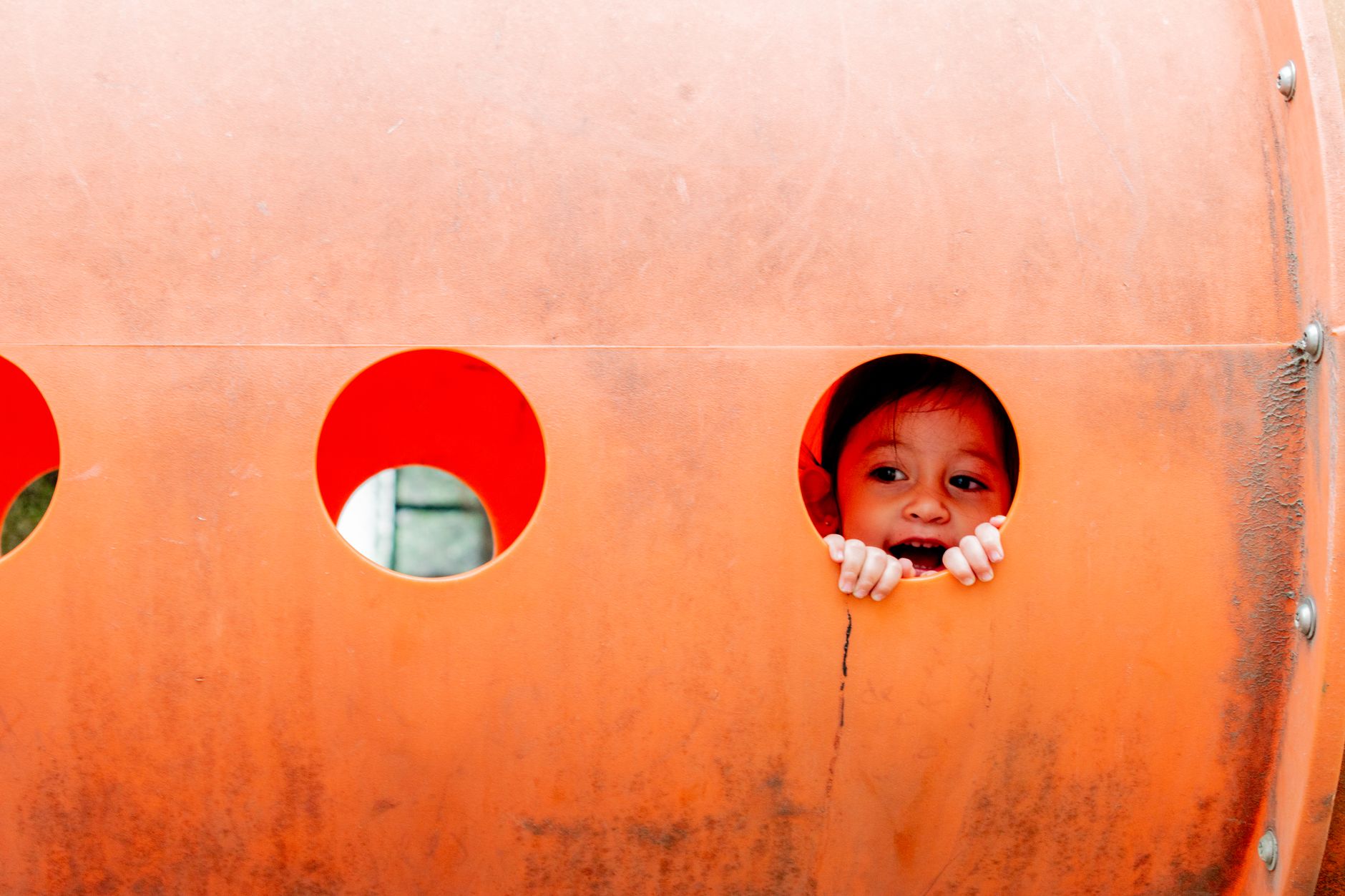 kid in playground