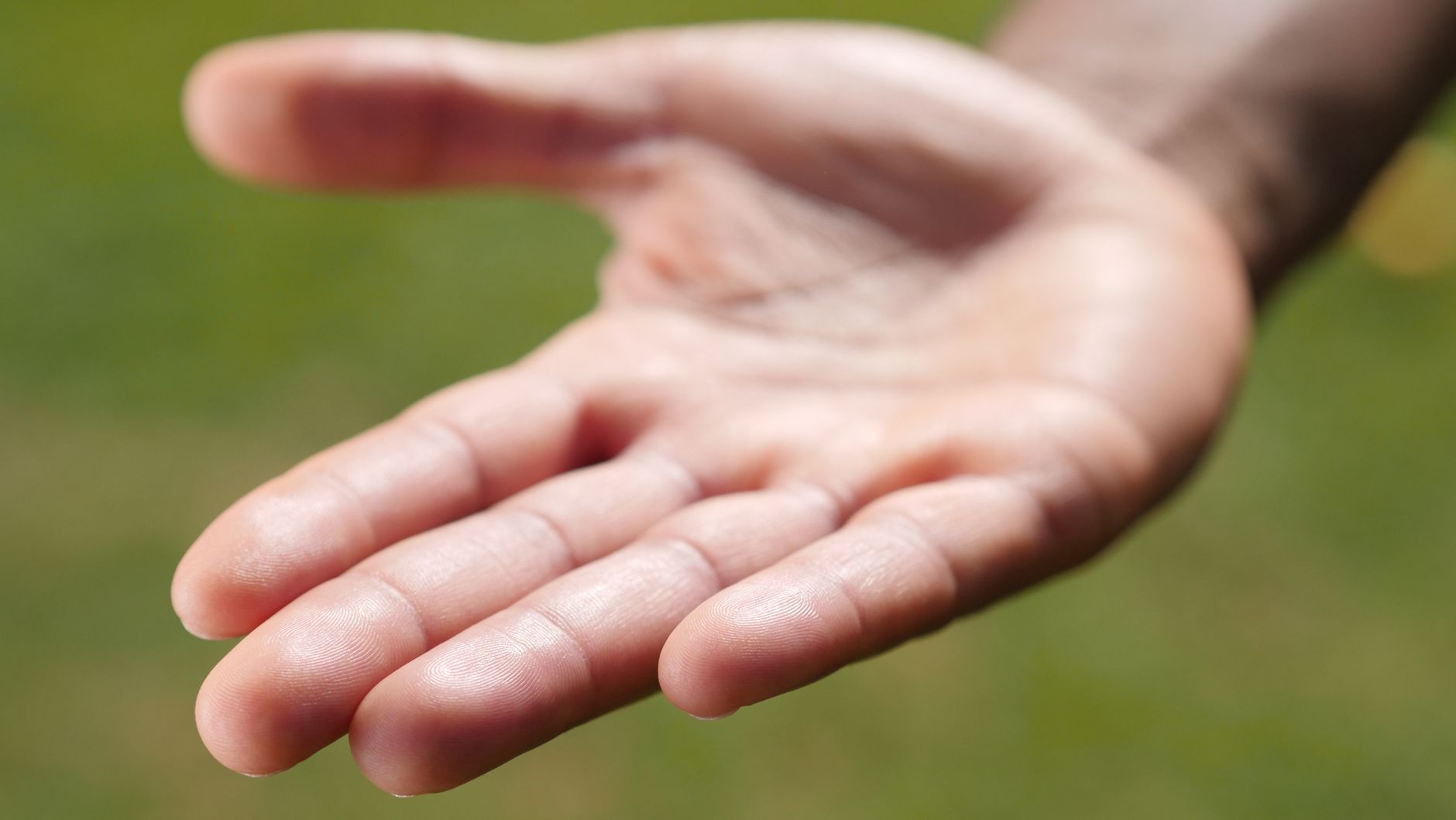 close up shot of a hand